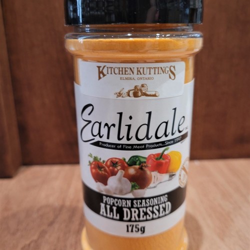 All Dressed Popcorn Seasoning - Earlidale - 185 g 